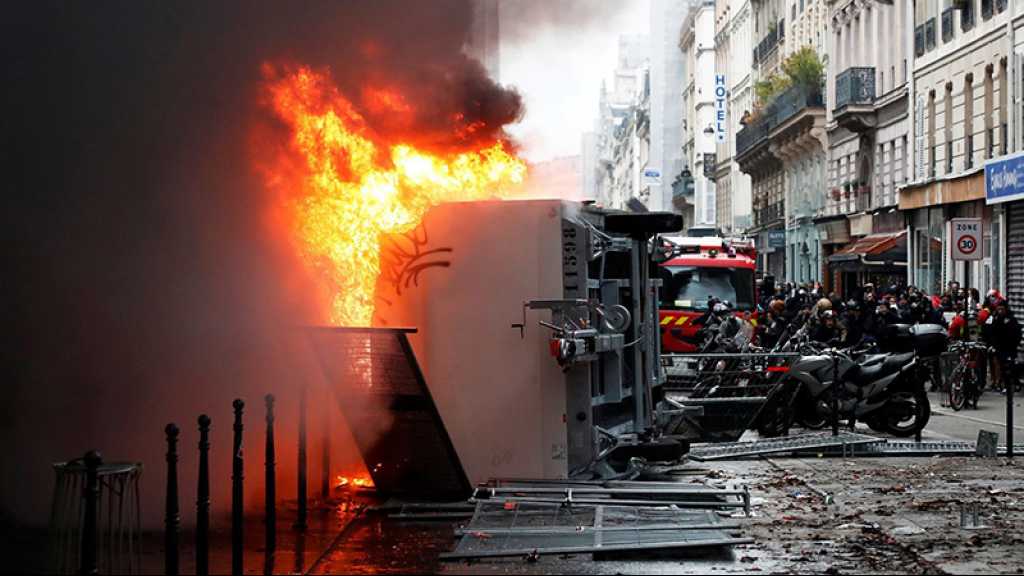 Tensions à Paris en marge de la manifestation contre la réforme des retraites