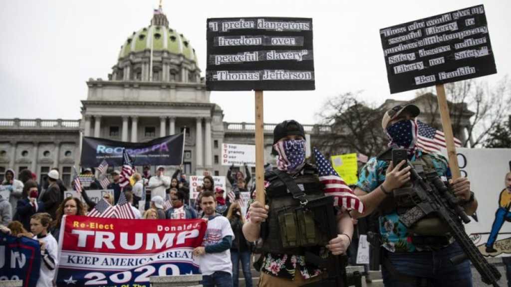 USA: des manifestations contre le confinement, une stratégie de campagne pour Trump?