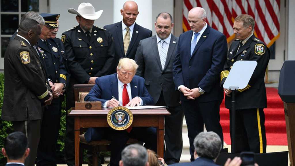 Face à la colère antiraciste, Donald Trump lance une réforme limitée de la police aux Etats-Unis