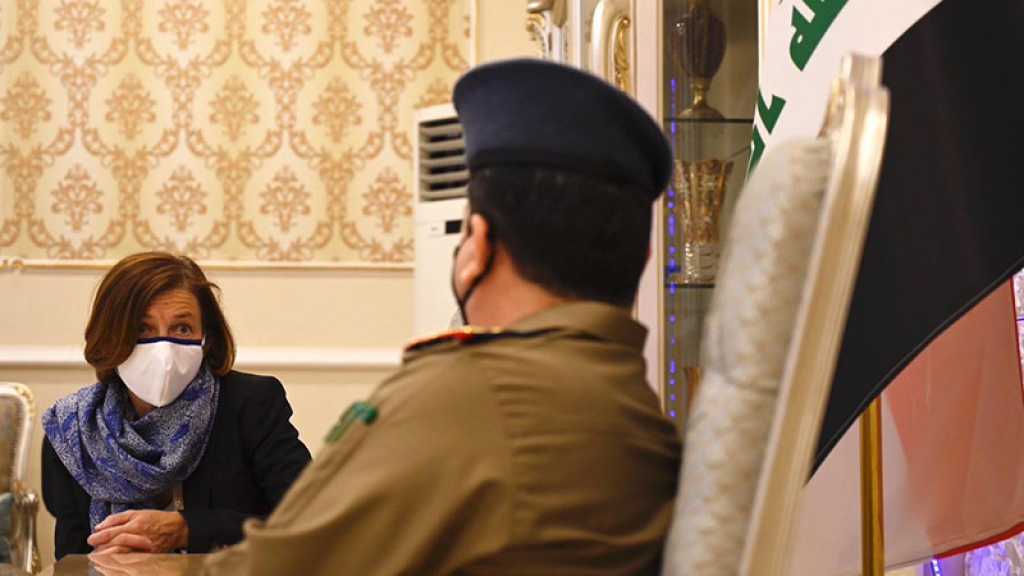 En Irak, la ministre française des Armées plaide pour renforcer la «surveillance anti-Daech»