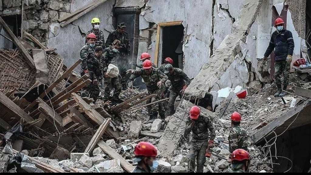 Nagorny Karabakh: douze civils tués en Azerbaïdjan, le président crie vengeance