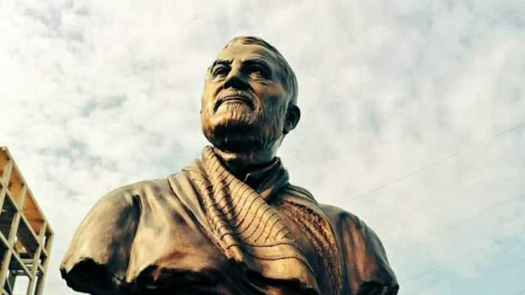 Une statue du martyr Soleimani dévoilée sur la route de l’aéroport de Beyrouth