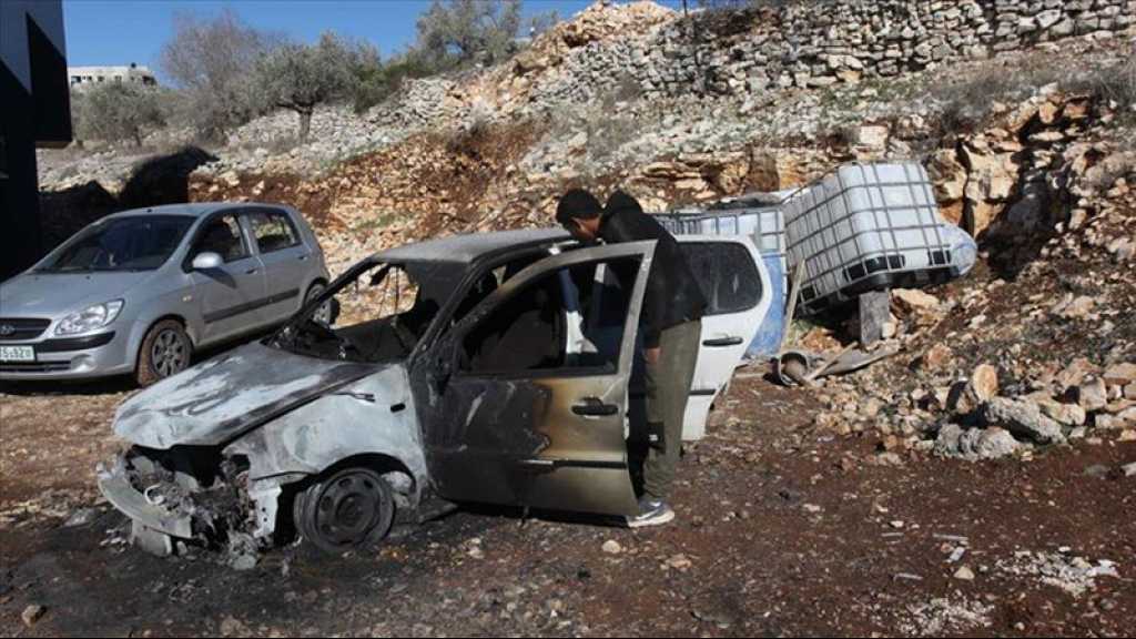 Des colons israéliens vandalisent les véhicules de Palestiniens