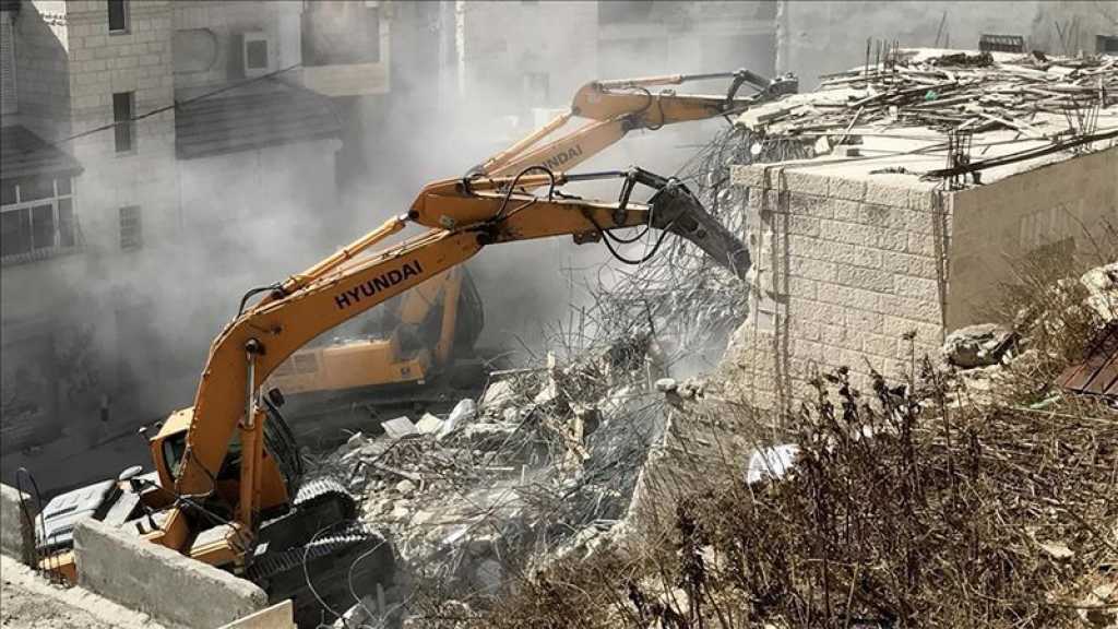 L’Onu demande à «Israël» de cesser les démolitions dans la vallée du Jourdain