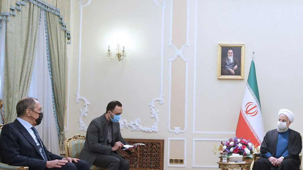 Rohani rencontre Lavrov, souligne la nécessité de maintenir la stabilité de la région par ses pays eux-mêmes