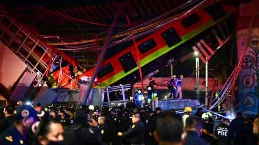 Effondrement d’un pont du métro aérien à Mexico: au moins 20 morts et 70 blessés