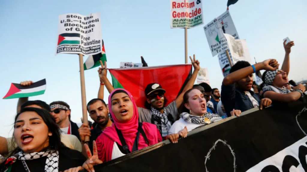 New-York: des milliers de militants pro-palestiniens rassemblés contre «Israël»