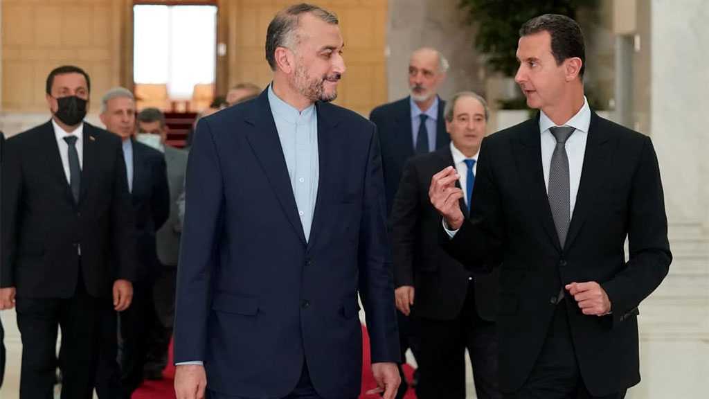 Assad examine avec le ministre iranien des AE les relations stratégiques bilatérales