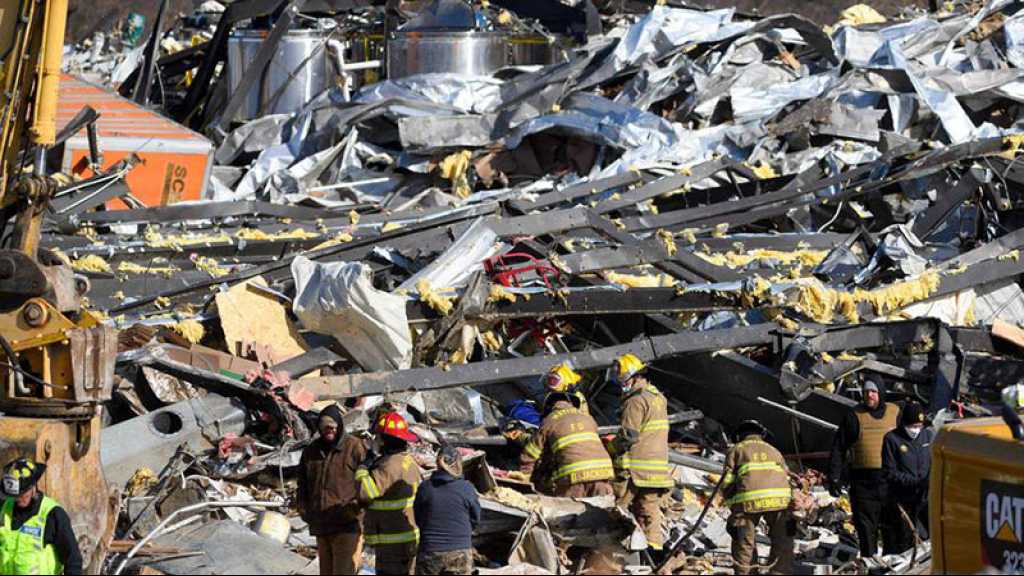 Tornades aux Etats-Unis: l’espoir s’amenuise de retrouver des survivants, l’aide s’organise