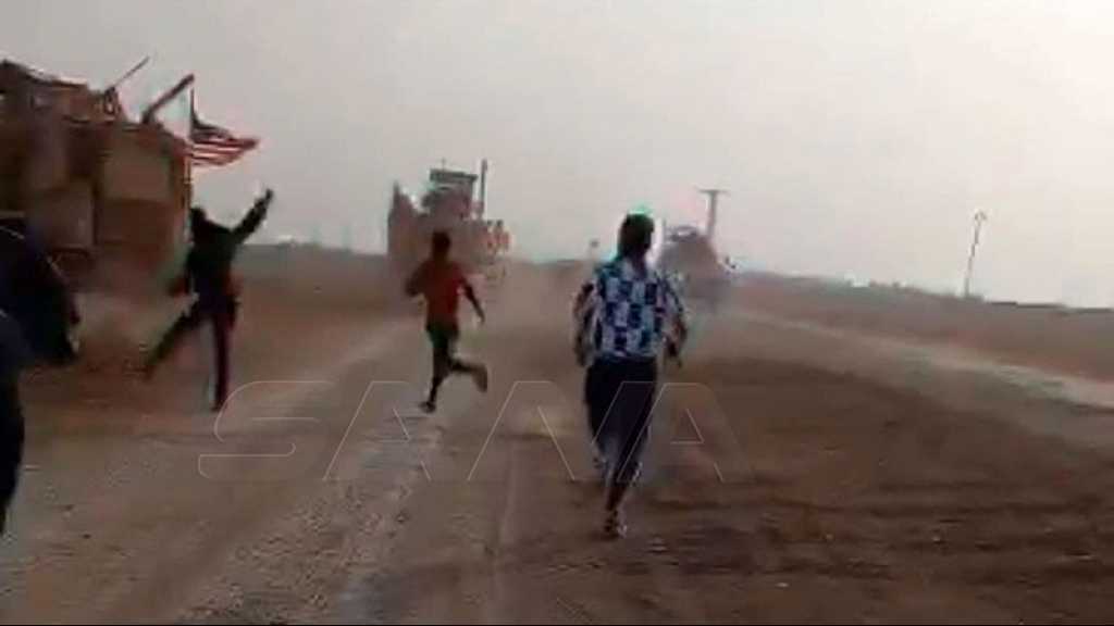 Des civils à Hassaké interceptent deux convois des forces d’occupation américaines