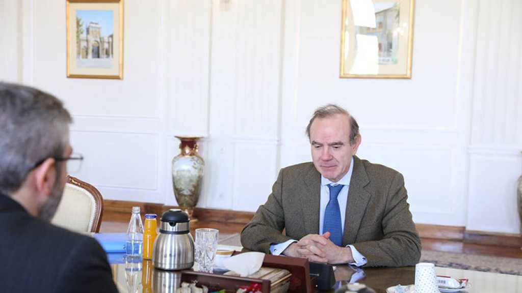 Nucléaire: le représentant de l’UE à Téhéran, rencontre le négociateur iranien
