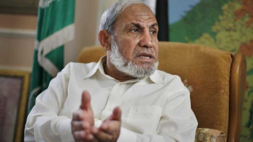 Al-Zahhar à AlAhed: la guerre est ouverte avec l’ennemi, jusqu’à la disparition de l’entité sioniste