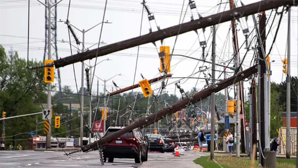 Canada: quatre morts et 900.000 foyers sans courant après des orages