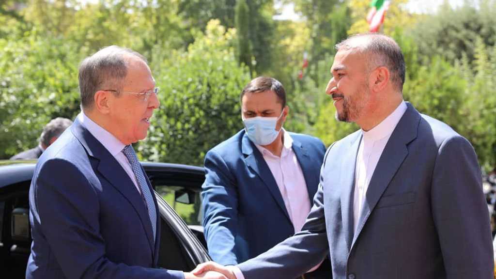 Le ministre des Affaires étrangères iranien reçoit son homologue russe à Téhéran