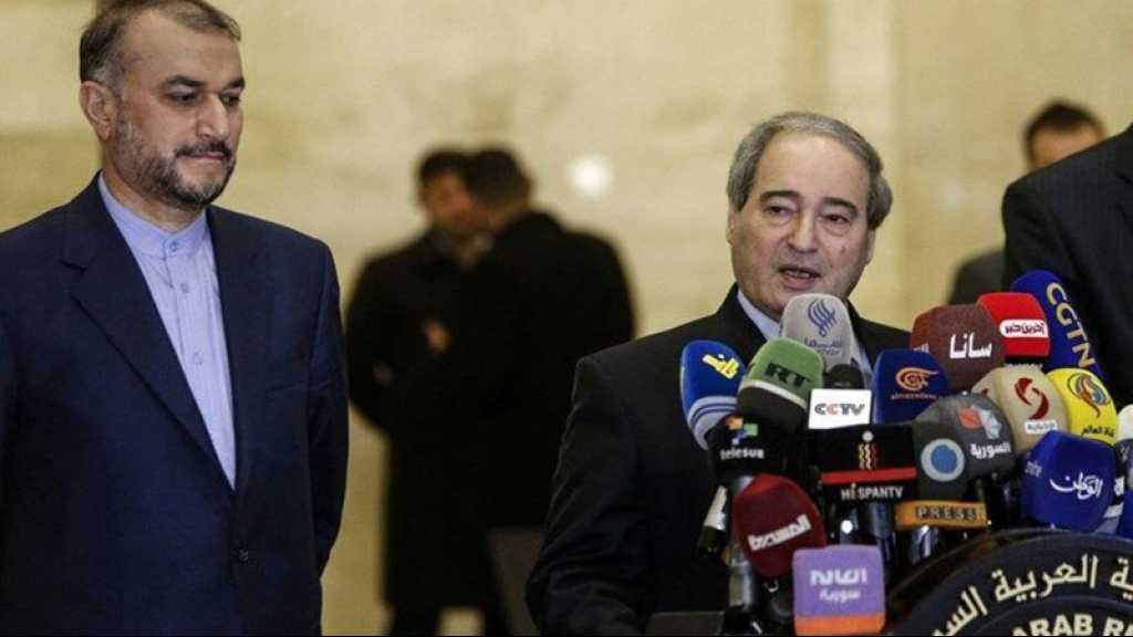Le ministre syrien des Affaires étrangères attendu aujourd’hui à Téhéran