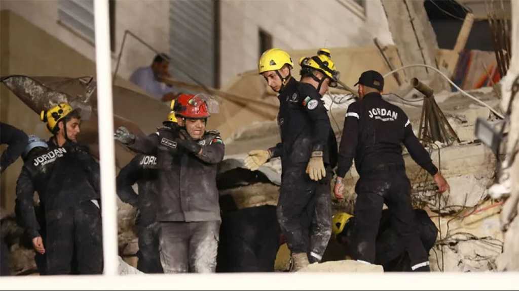 Jordanie: trois morts et 14 blessés dans l’effondrement d’un immeuble à Amman