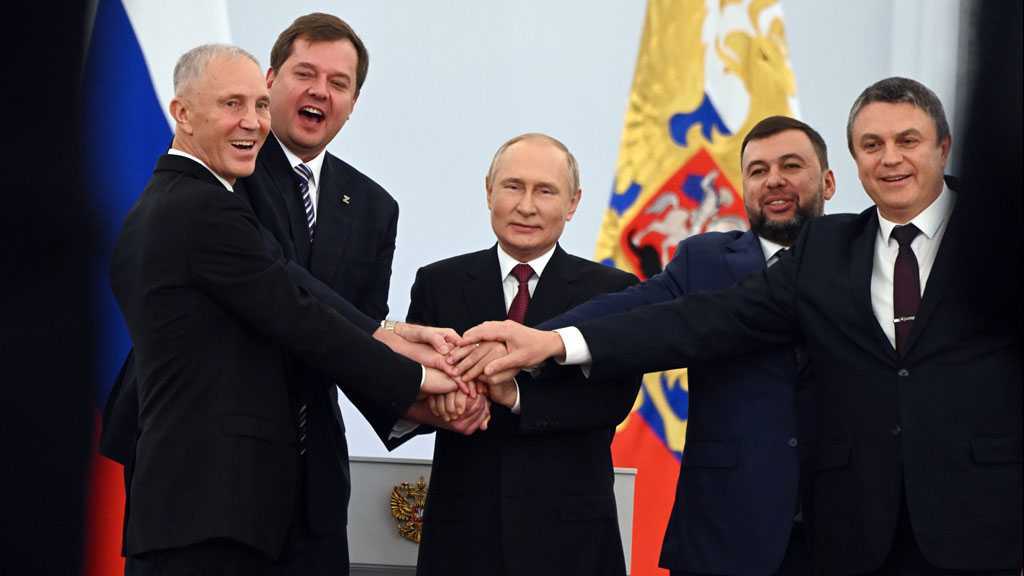 Poutine entérine l’annexion de quatre territoires ukrainiens, s’en prend à «l’Occident dominateur»