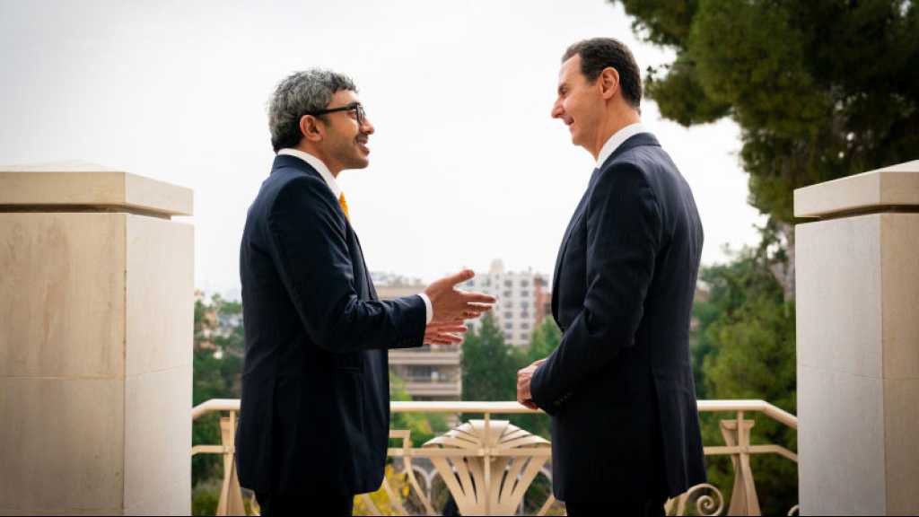 Le président syrien reçoit Abdallah bin Zayed à Damas