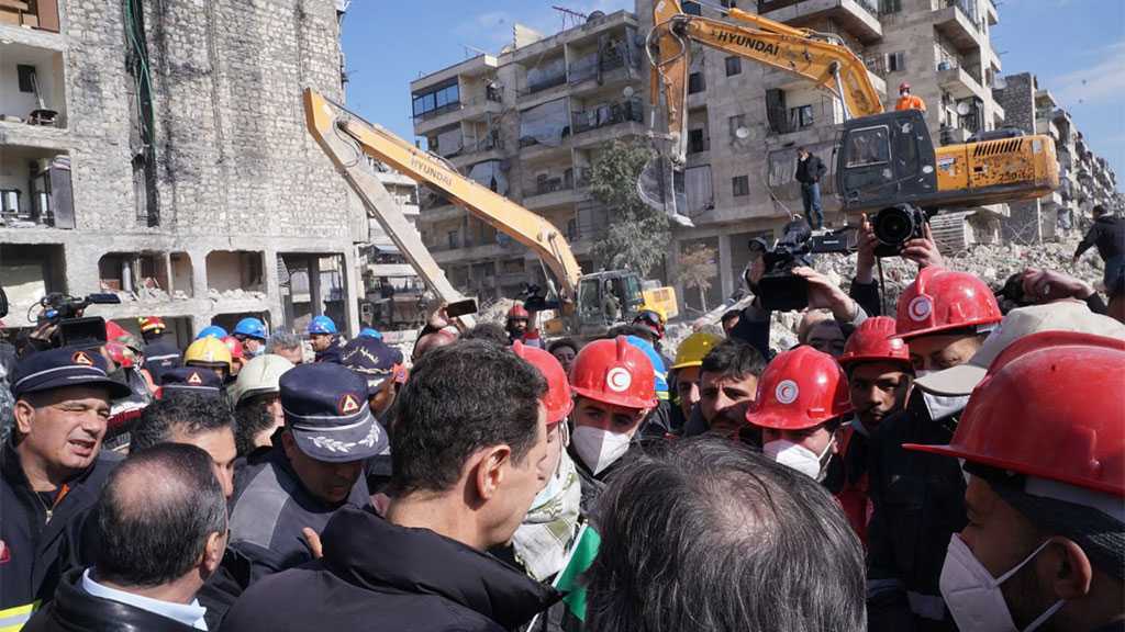 Séisme: Le président syrien effectue une tournée dans des quartiers sinistrés d’Alep