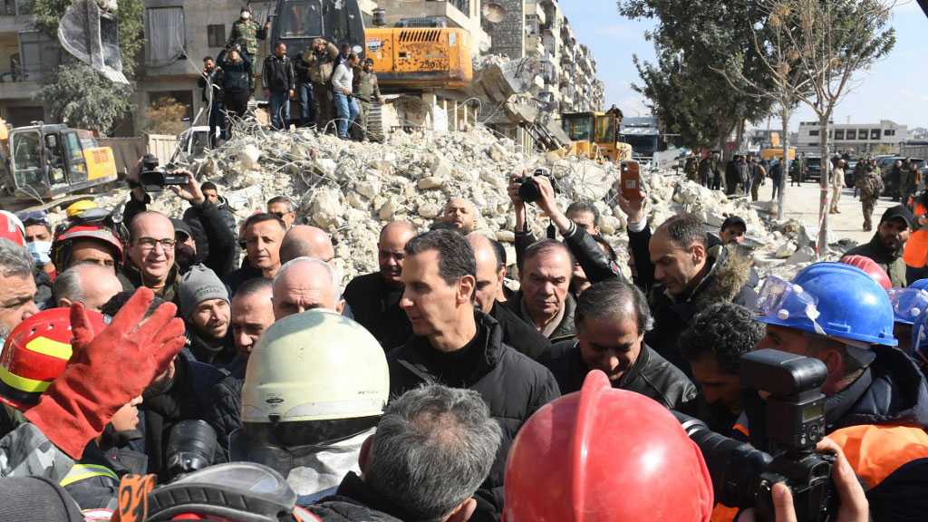 Séisme: le président syrien remercie ses «frères arabes» pour leur aide