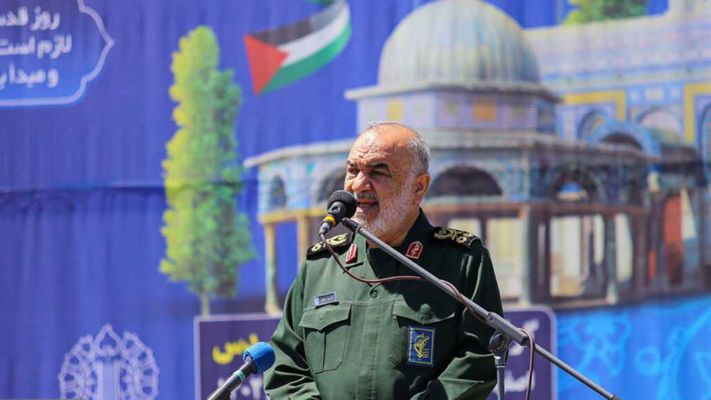 Journée mondiale d’al-Qods: «Israël est en passe de s’effondrer», affirme le commandant en chef du CGRI
