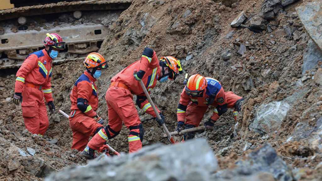 Chine: un glissement de terrain fait dix-neuf morts