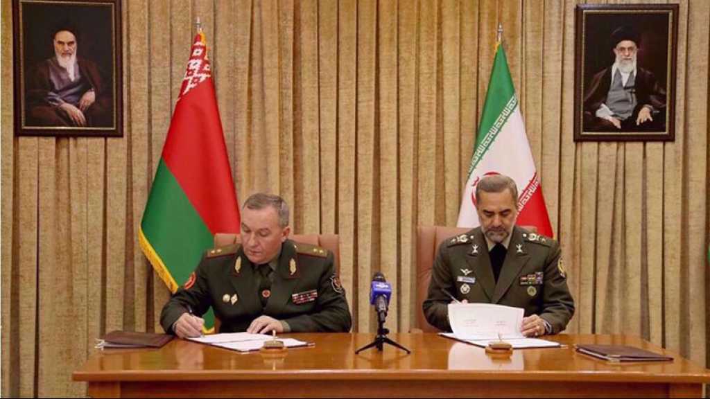 Défense: Téhéran et Minsk ont signé un protocole d’accord