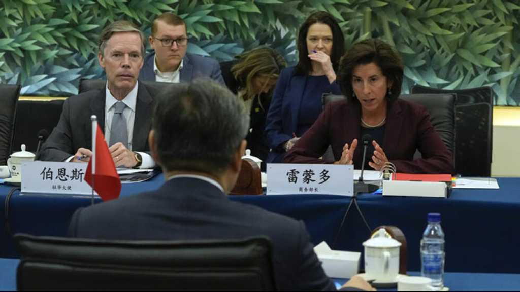 La ministre américaine du Commerce rencontre à Pékin son homologue chinois