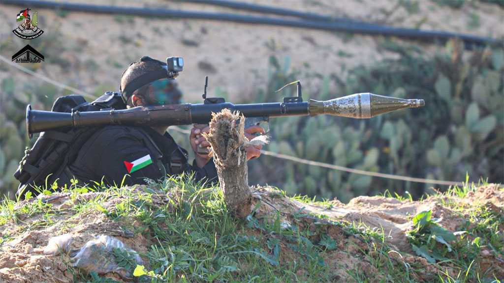 Gaza : Les groupes de résistance organisent des exercices militaires de grande envergure