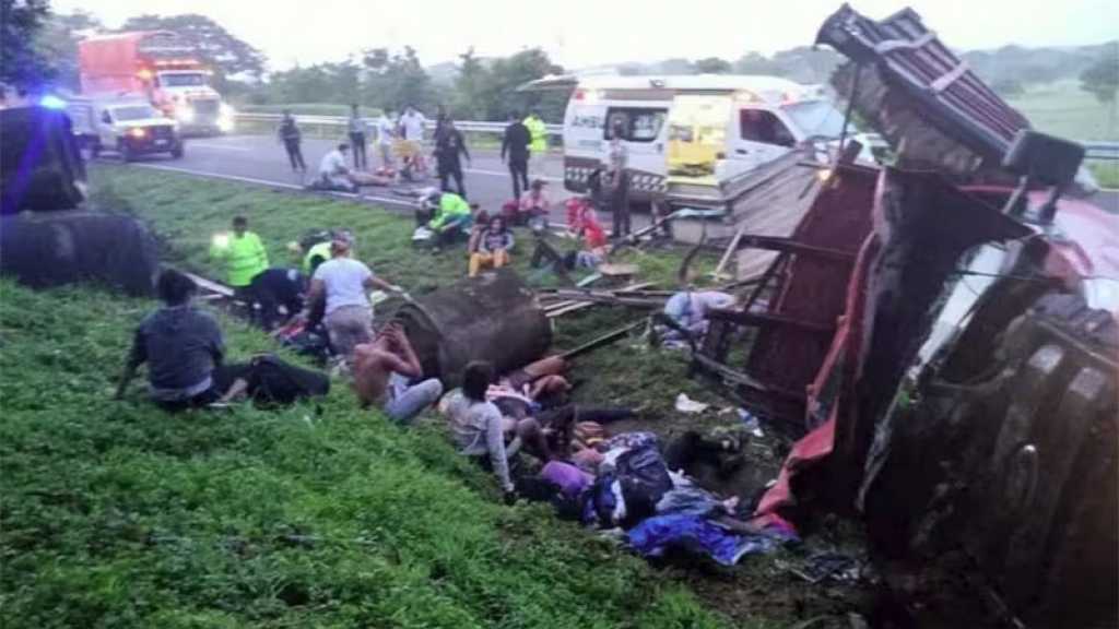 Accident au Mexique: Dix morts et 25 blessés parmi des migrants voyageant dans un camion