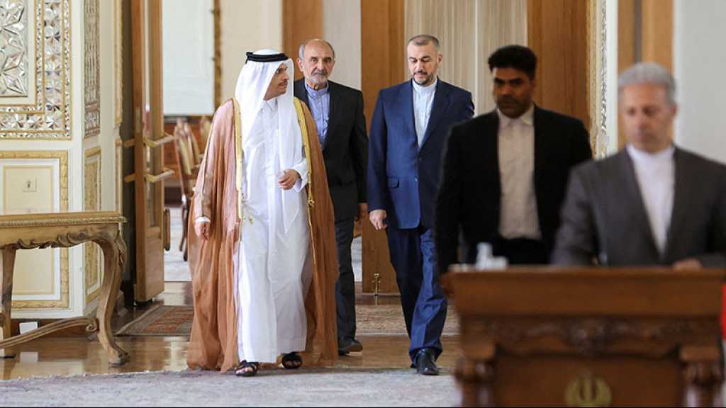 Les ministres des Affaires étrangères iranien et qatari réitèrent leur appel à la fin des crimes de guerre israéliens à Gaza