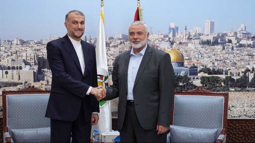 Amir-Abdollahian a rencontré Ismaïl Haniyeh à Doha