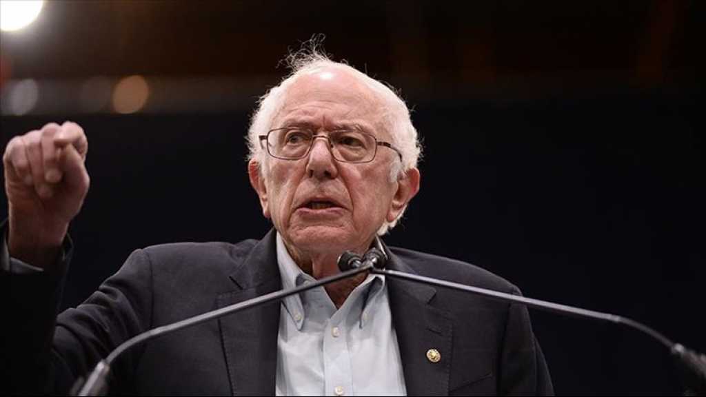 Le sénateur américain Sanders s’oppose à une aide financière de 10,1 milliards de dollars à «Israël»