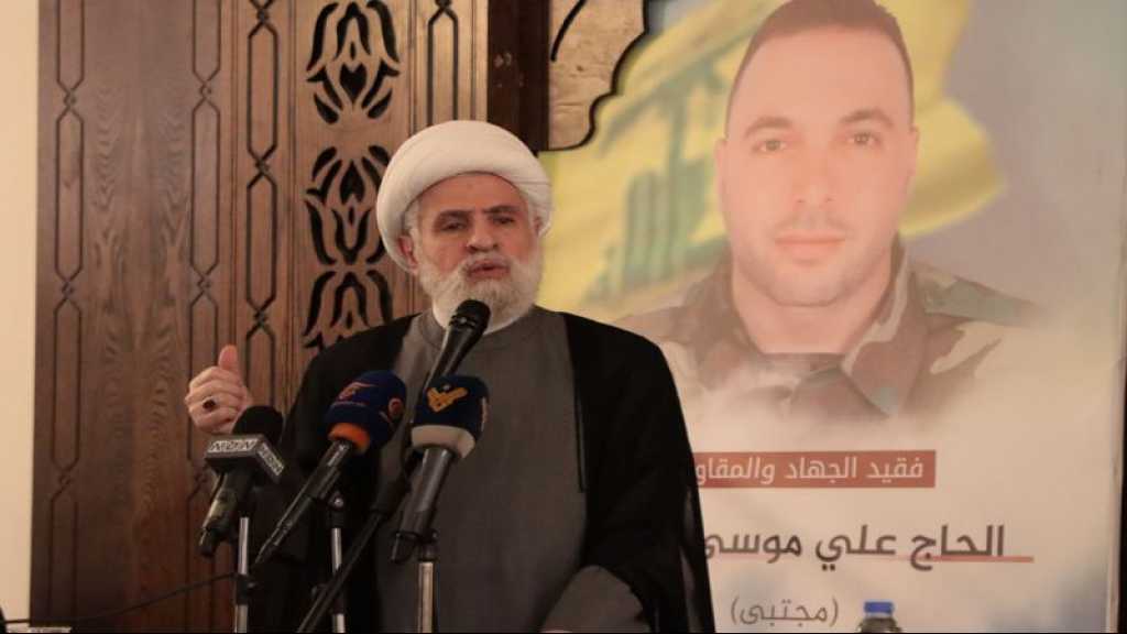 Cheikh Qassem: «Israël» n’est pas en mesure d’imposer au Liban ses conditions