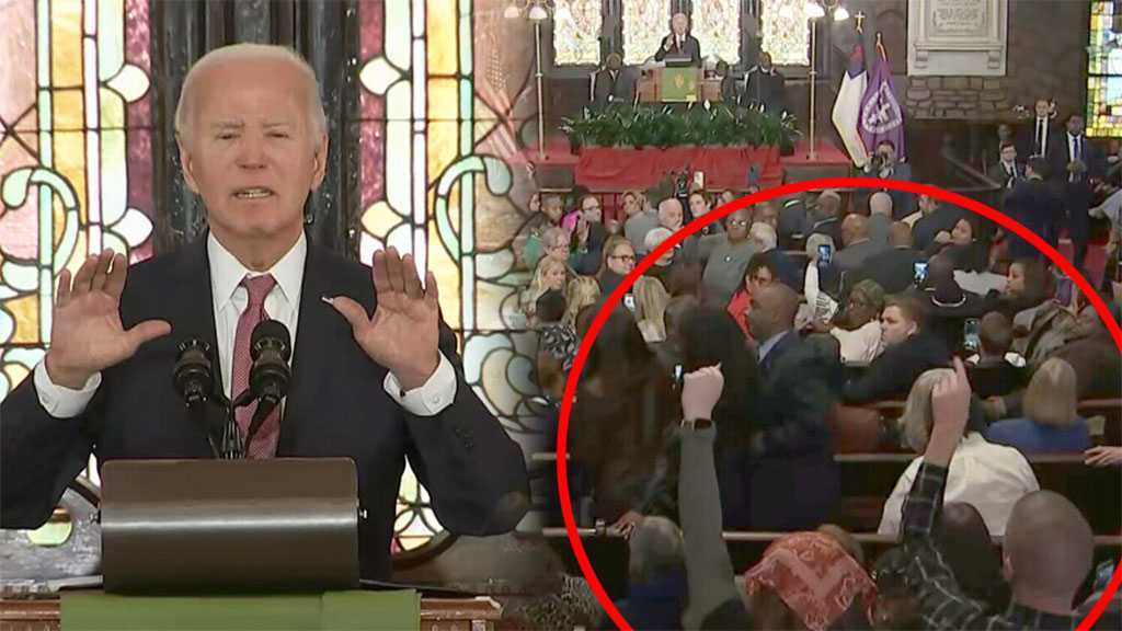 Biden interrompu par des manifestants appelant au cessez-le-feu à Gaza