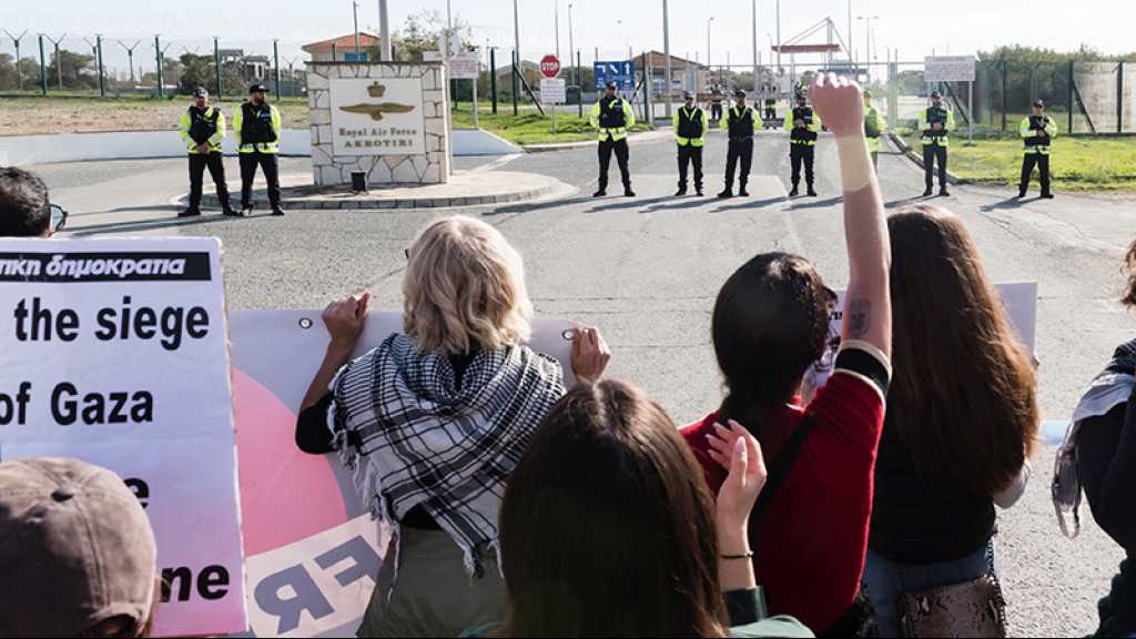 Chypre: protestation contre une base aérienne britannique impliquée dans le conflit à Gaza