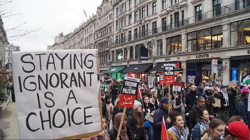 A Londres, des manifestants appellent le gouvernement à cesser toute complicité du génocide israélien à Gaza