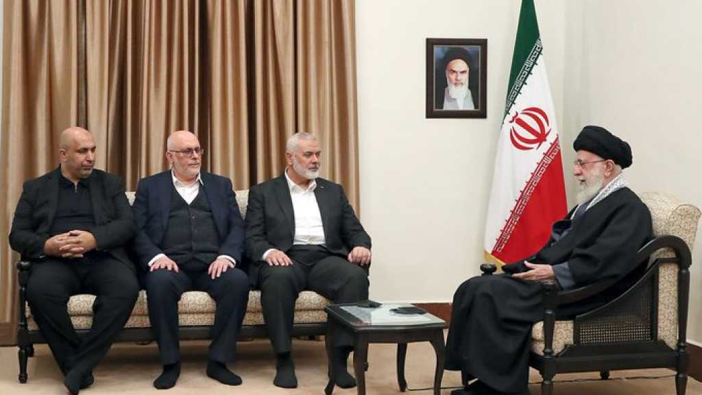 Sayyed Khamenei recevant Haniyeh: L’Iran n’hésitera pas à soutenir Gaza et la Palestine