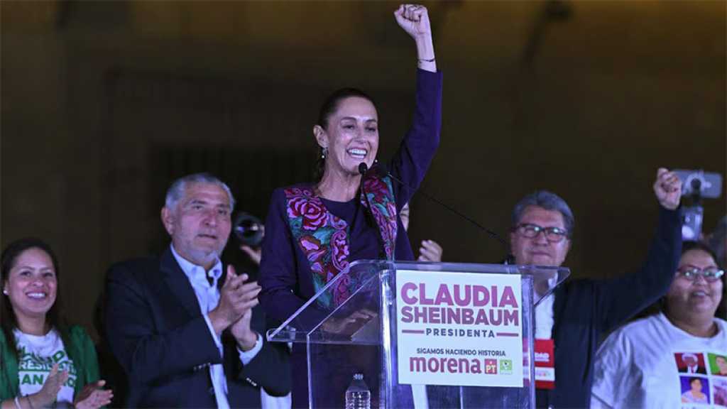 Claudia Sheinbaum devient la première femme présidente du Mexique