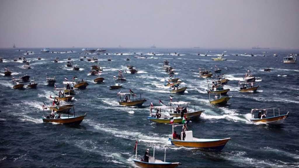 Parade navale conjointe de l’Iran, de l’Irak, du Liban et du Yémen en soutien à Gaza