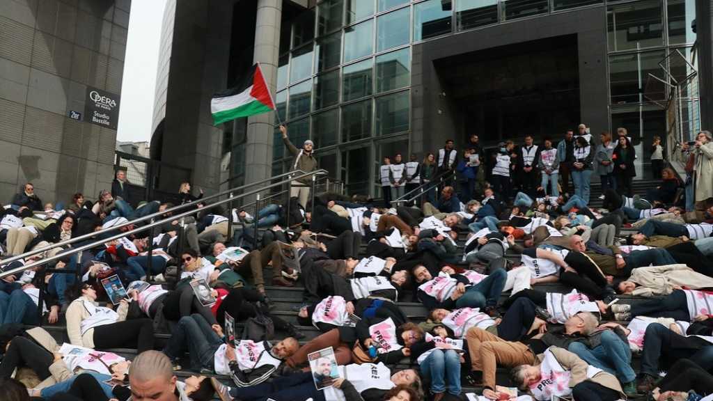 France: Manifestations de solidarité avec les journalistes tués à Gaza
