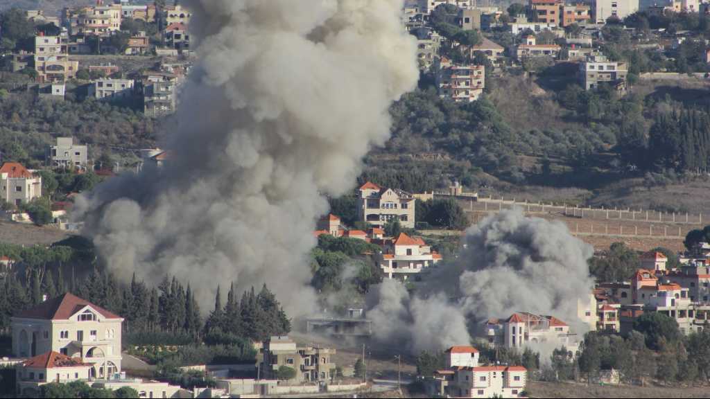 «Israël» poursuit ses attaques au Liban-Sud: Série de frappes violentes, deux martyrs 