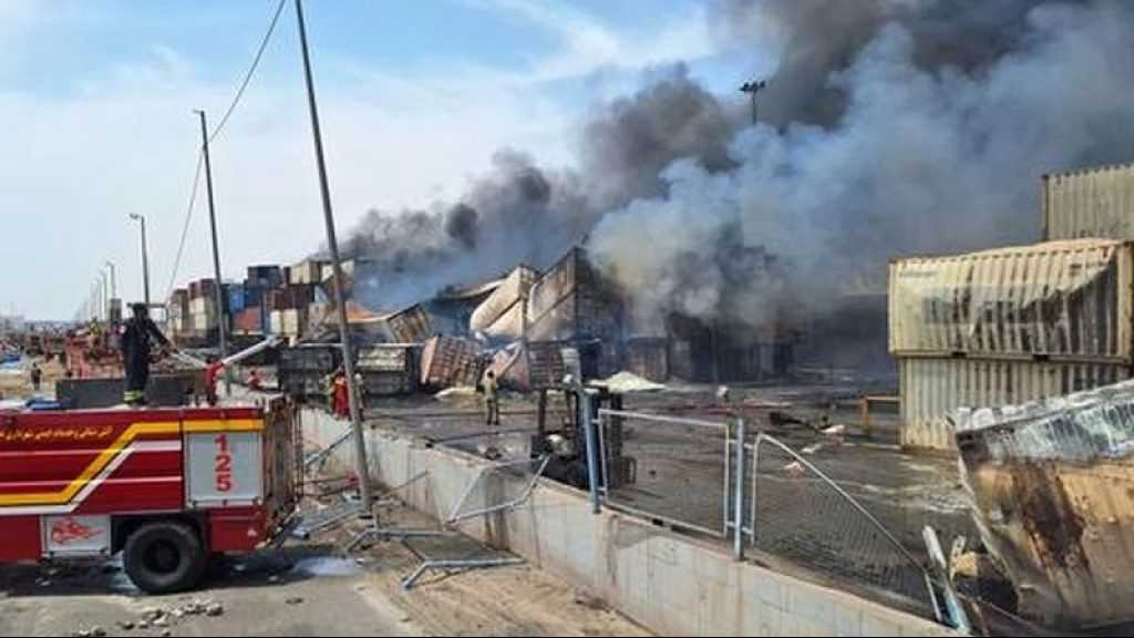 Explosion du port Shahid Rajaee: Le bilan passe à 70 morts, l’incendie presque éteint