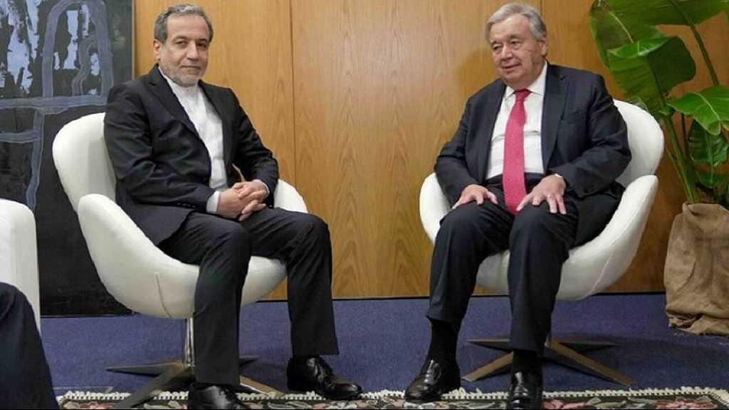Araghchi à Guterres : L’Iran insiste sur son droit de bénéficier de l’énergie nucléaire à des fins pacifiques