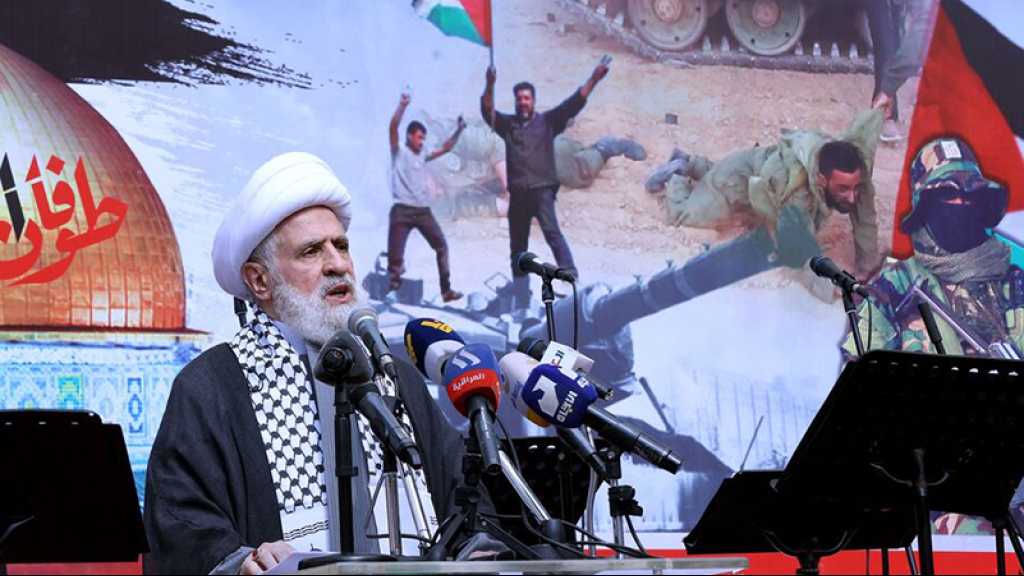 Cheikh Qassem: La résistance se poursuivra jusqu’à l’anéantissement total des occupants sionistes