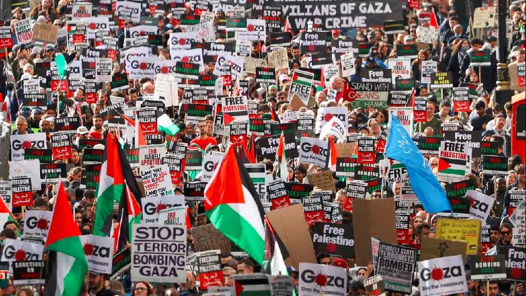 Manifestations de masse en Europe contre le génocide «israélien» à Gaza