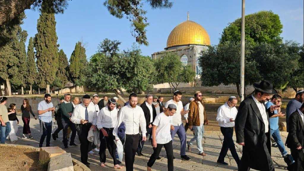 Des centaines de colons «israéliens» prennent d’assaut Al-Aqsa pour marquer l’occupation d’al-Qods