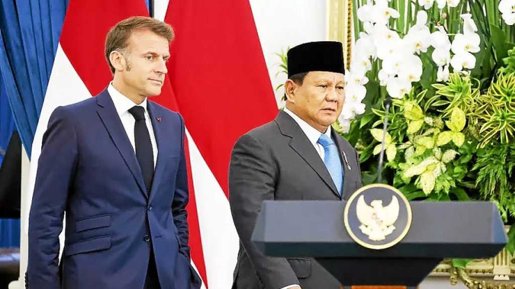 La France et l’Indonésie appellent à des progrès» vers une «reconnaissance mutuelle entre Israël et Palestine»