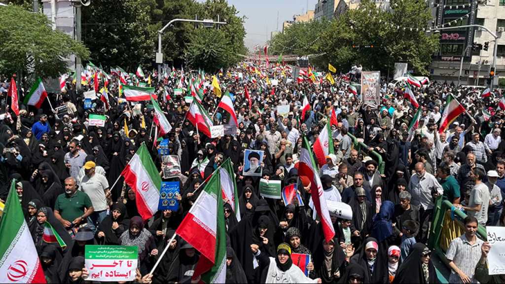 En images, des millions de manifestants à travers l’Iran contre «Israël»