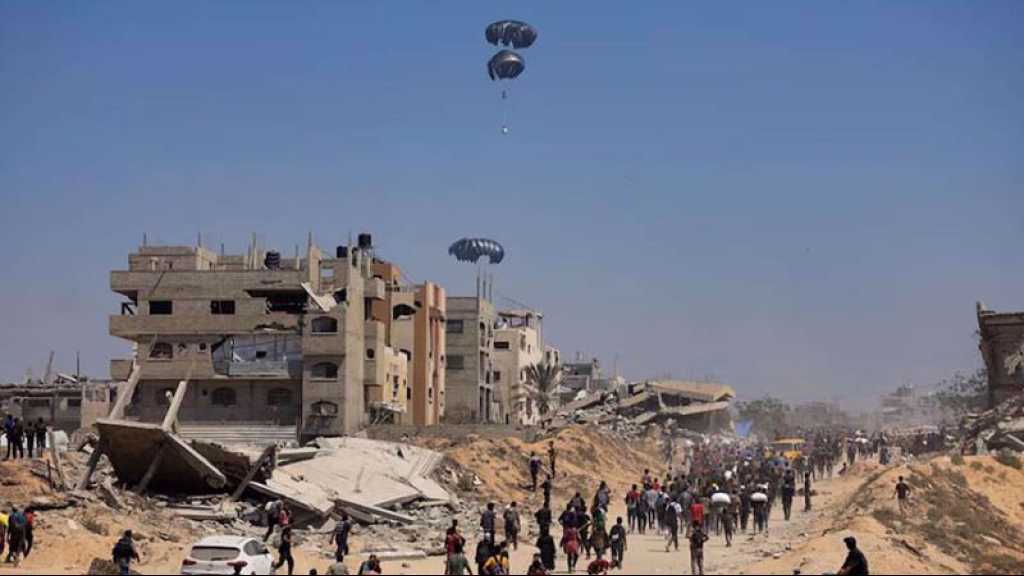 Gaza: Les parachutages d’aide d’«Israël» est un stratagème trompeur, selon le Hamas